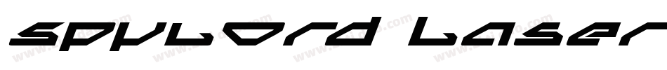Spylord Laser Italic字体转换
